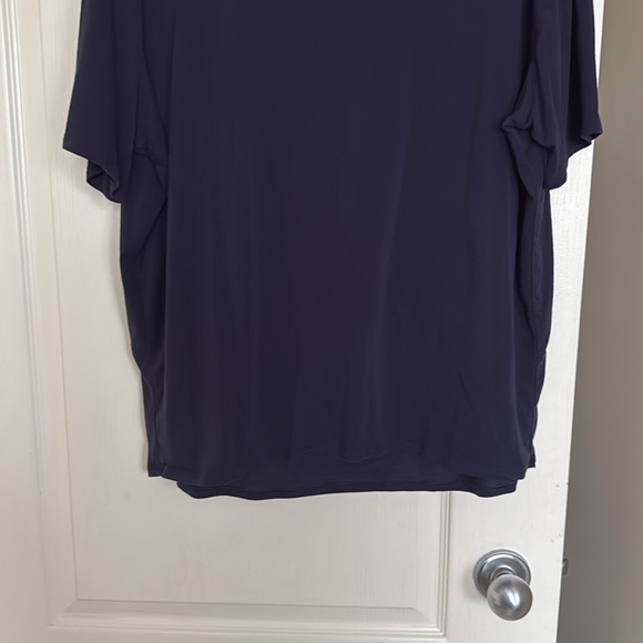 CRZ Yoga | Short Sleeve | Boatneck | Top | Navy - Picture 6 of 14